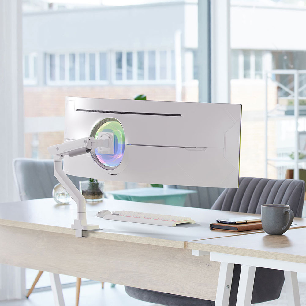 카멜마운트 MPS1H 싱글 초 고중량 암타입 모던 모니터 거치대 받침대 모니터암