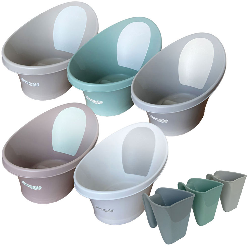 슈너글 출산선물 신생아 목욕 아기 욕조 샴푸컵 세트