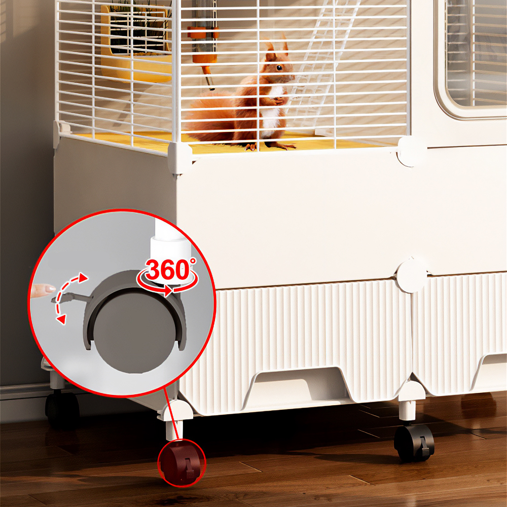 다람쥐 케이지 친칠라 집 고슴도치 은신처 기니피그 용품