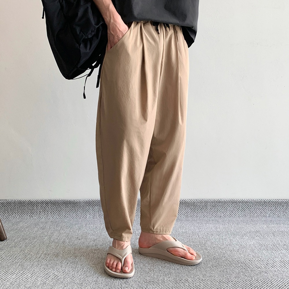 남자냉장고바지 남자와이드팬츠 벌룬팬츠 - 상세 이미지 4