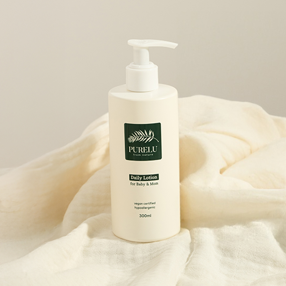 퓨어루 아기 로션 신생아 베이비 유아 키즈 어린이 수딩 무향 비건 바디 300ml, 2개 이미지 2