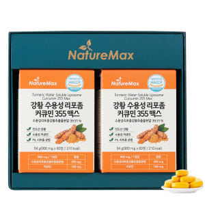 순수커큐민 160mg 강황 수용성 리포좀 커큐민 355 맥스 60정, 1... 맛있게 먹은 솔직 후기 - 상품 이미지 4