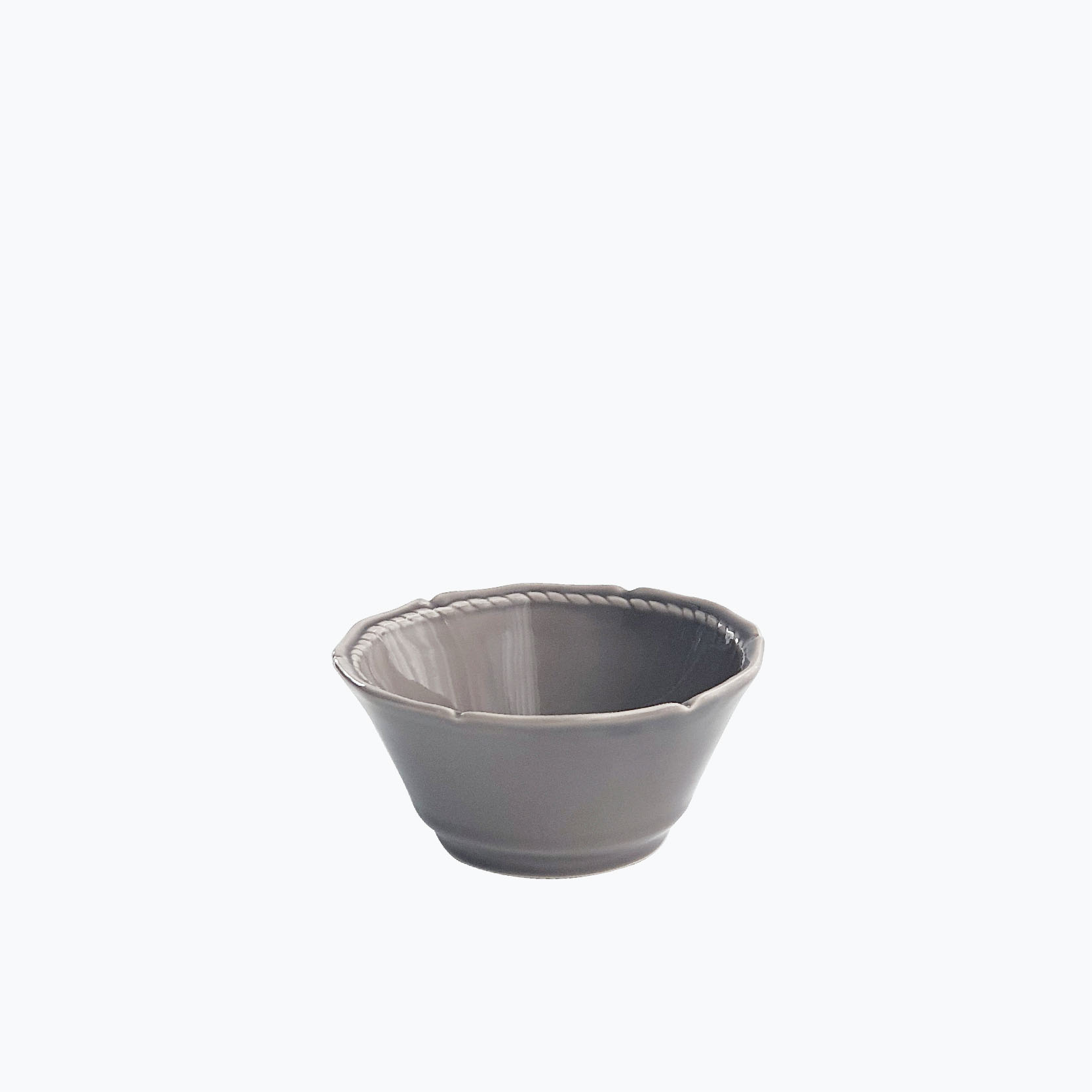 [에지리x마루신] 라코에나 도자기 밥공기 예쁜 그릇 12cm, 샌드그레이 - 상품 이미지
