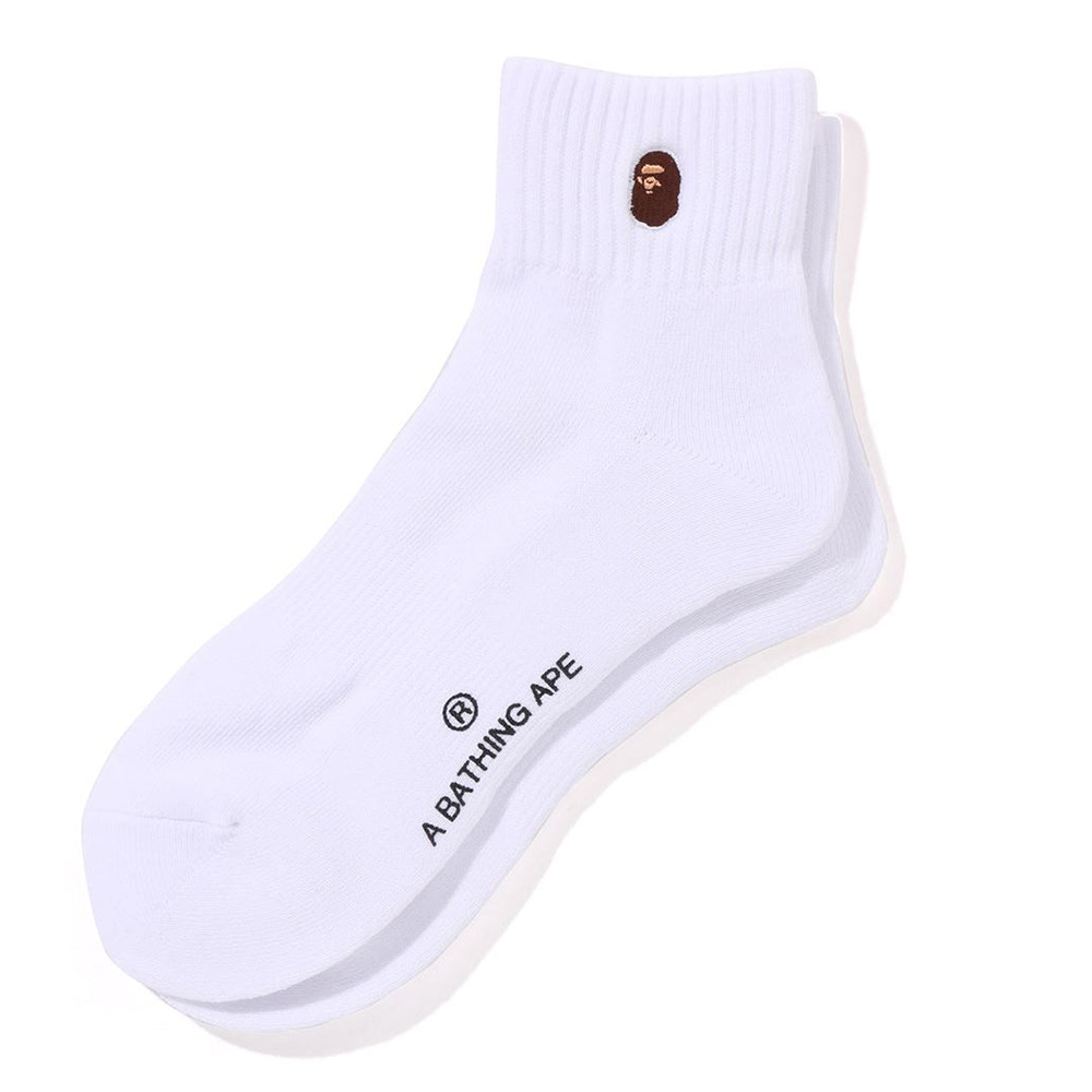 베이프 우먼즈 양말 ONE POINT ANKLE SOCKS 1L30-284-002 - 상세 이미지 3