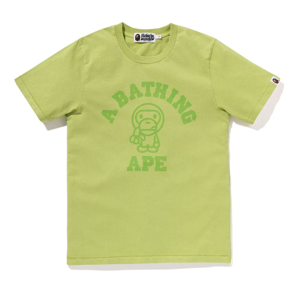 베이프 우먼즈 반팔티 OVERDYE MILO COLLEGE TEE 2L30-209-018 - 상세 이미지 3