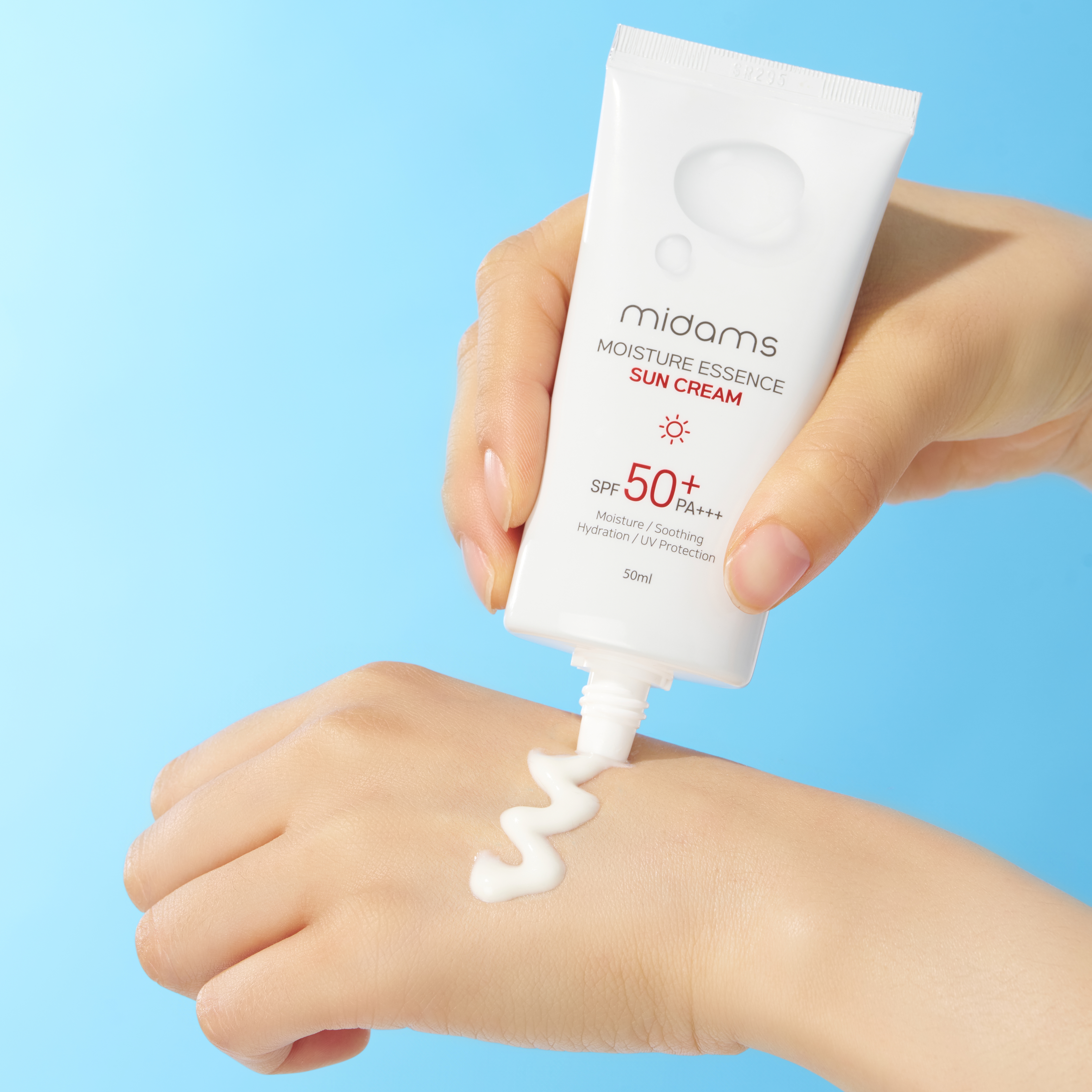 미담즈 수분 에센스 선크림 50ml (SPF50+) 촉촉 선세럼 데일리 자외선차단, 2개 - 상세 이미지 3