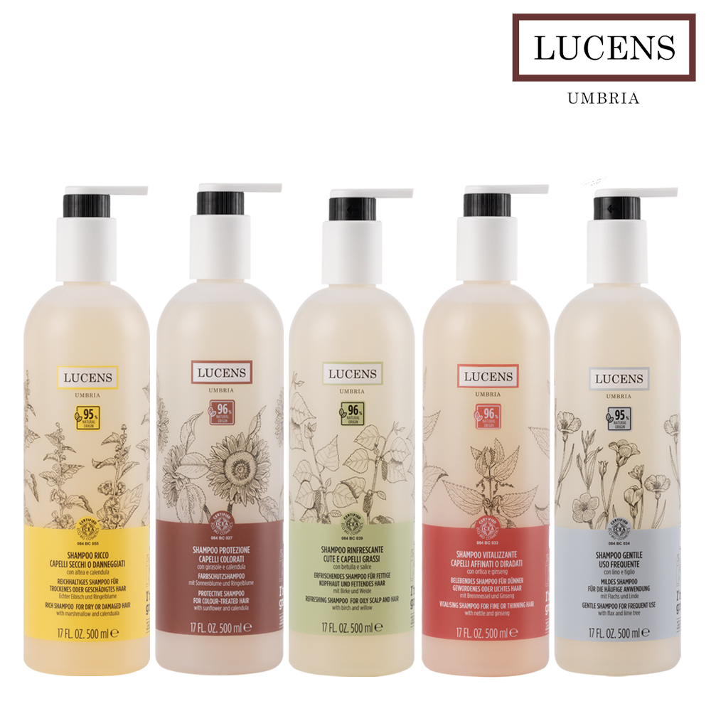 루센스코리아 이태리 천연 유기농 지루성 두피염 지성 민감 탈모 샴푸 500+250ml