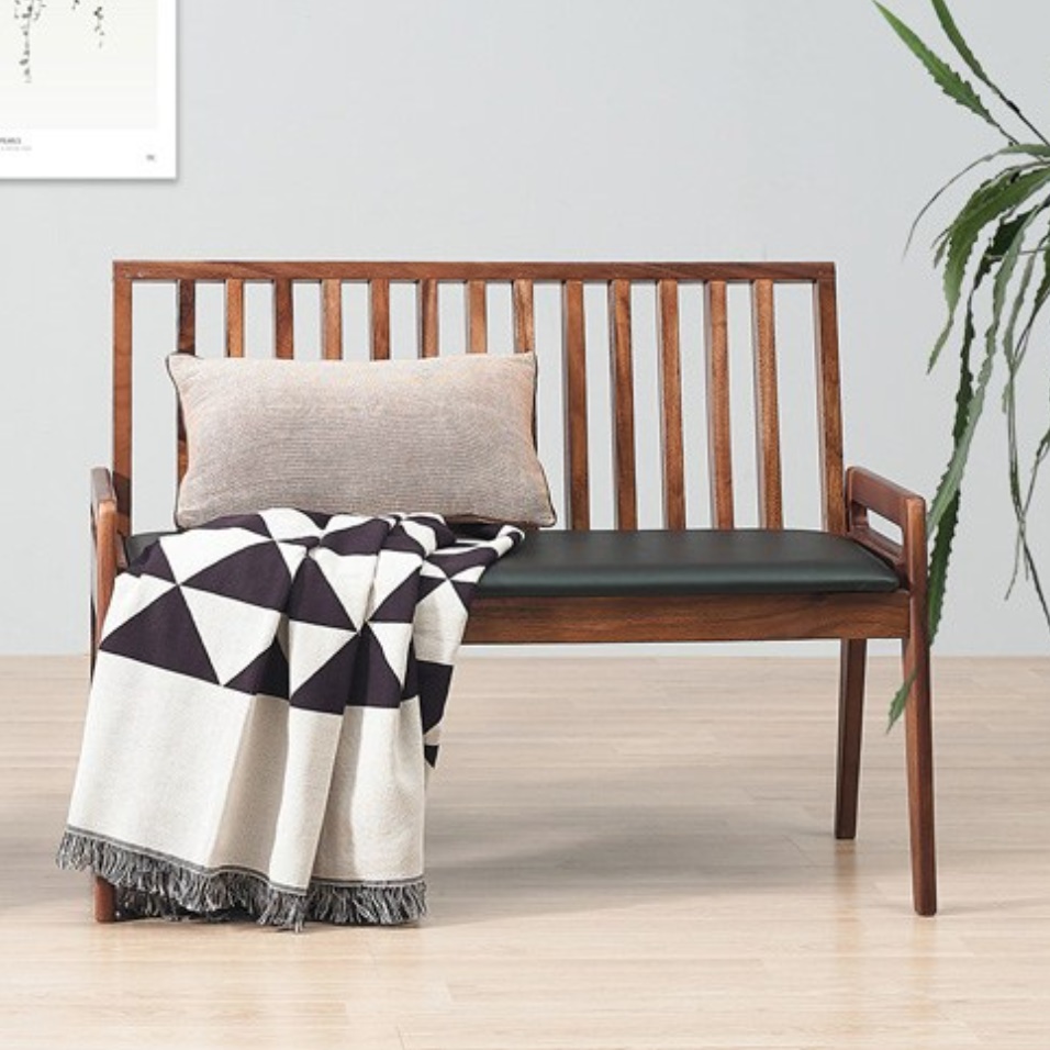 클래식 등받이 벤치 의자 앤틱 나무 우드 원목 긴의자 일자의자 카페 낮은 식탁 식당용