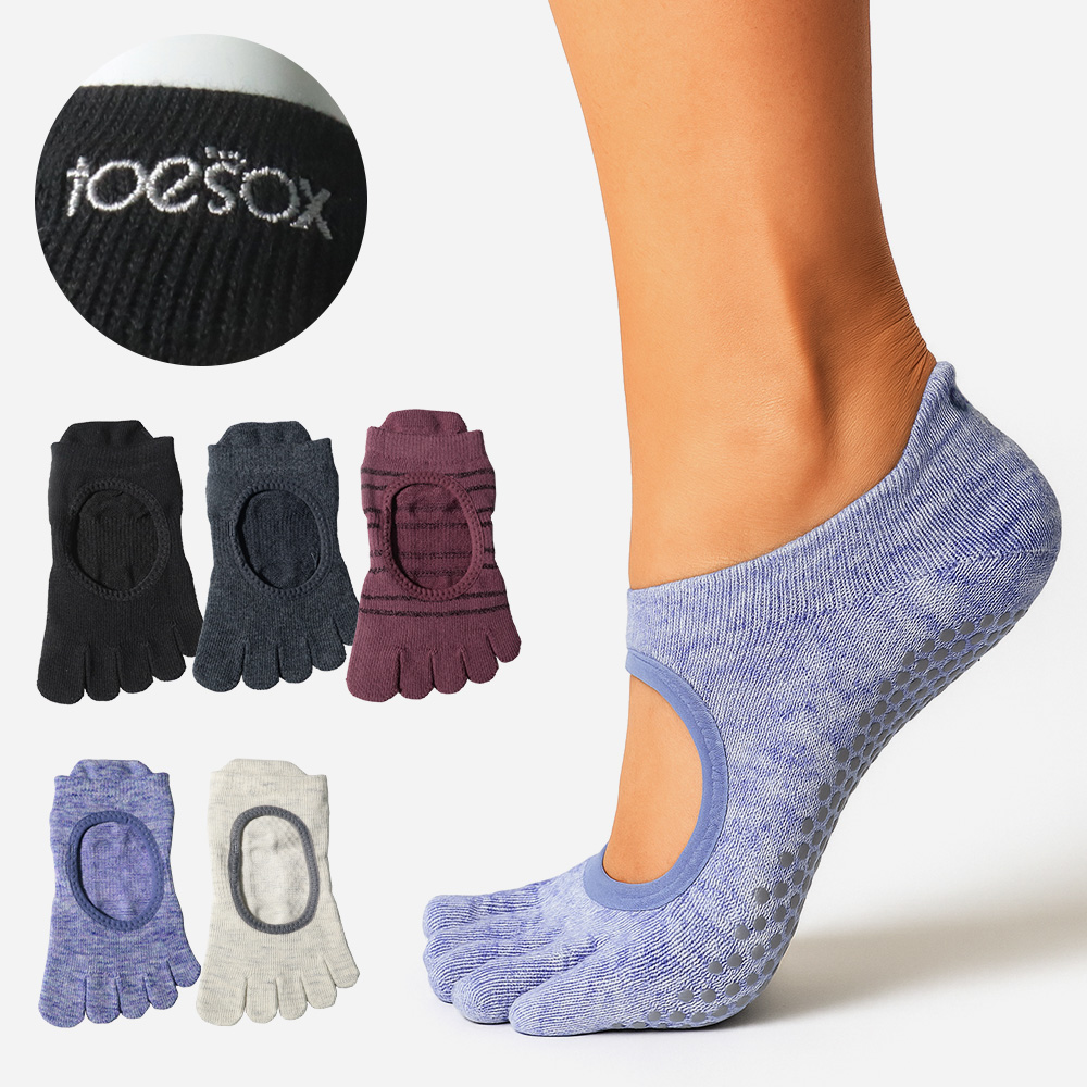 토삭스 풀 토 필라테스 논슬립 양말 ToeSox 제품 이미지