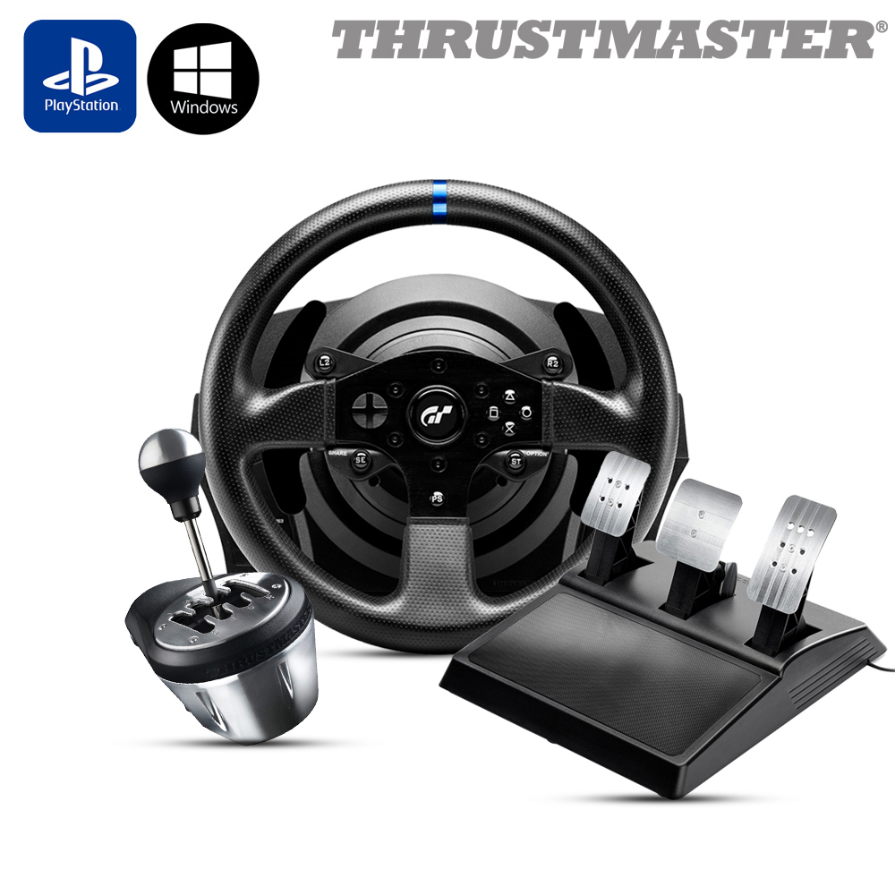 트러스트마스터 T300RS GT 레이싱휠(PS5/PC), TH8A쉬프터 세트 - 상품 이미지