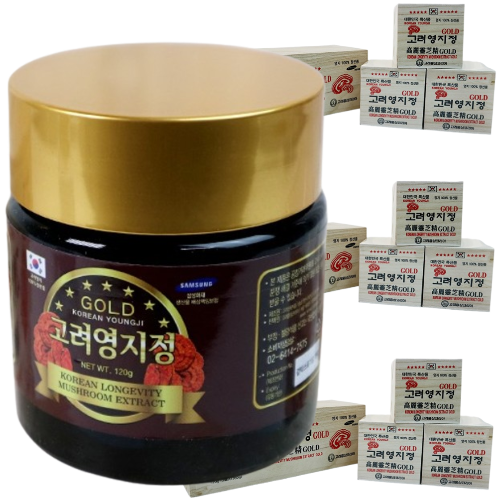 고려홍삼코리아 국산 영지버섯 진액 130g 3병 x3세트 농축액 영지 100% 정선품 선물 - 상품 이미지