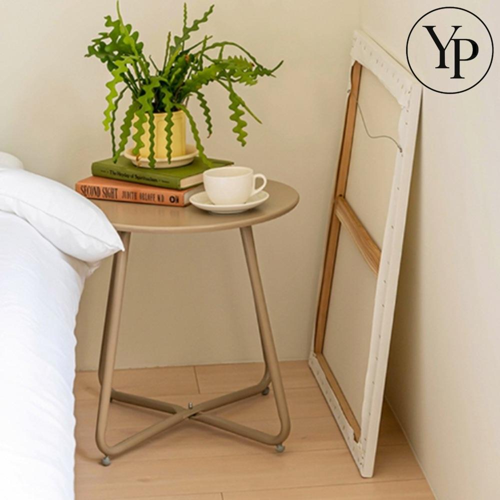 철제 원형 사이드 테이블 거실 침실 미니 탁자 엔틱 인테리어 보조 책상