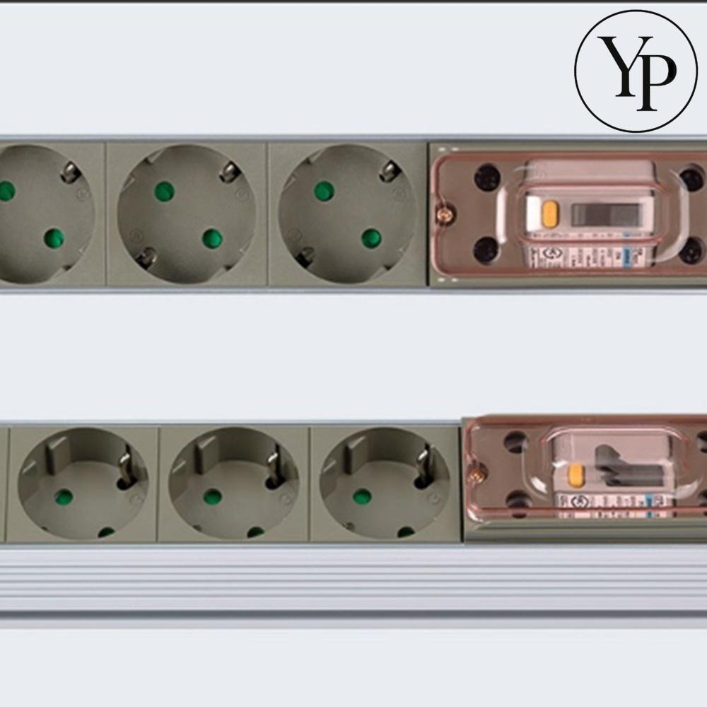 누전차단 6구 멀티탭 과부하차단 스위치 화재예방 절전형 안전서버탭