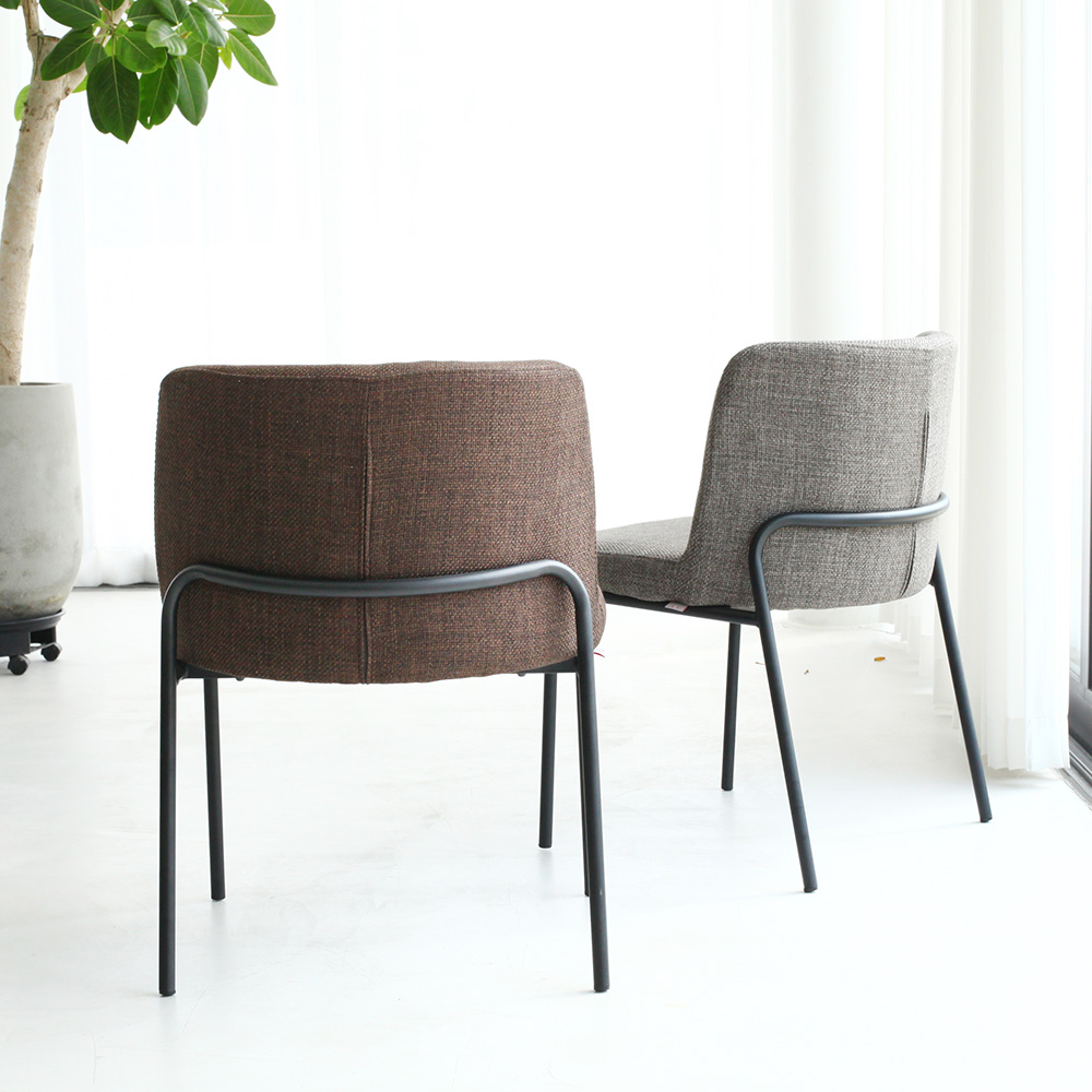 뷰티즈체어 루나 편한 인테리어 식탁의자 식당 고급 패브릭 카페 다이닝