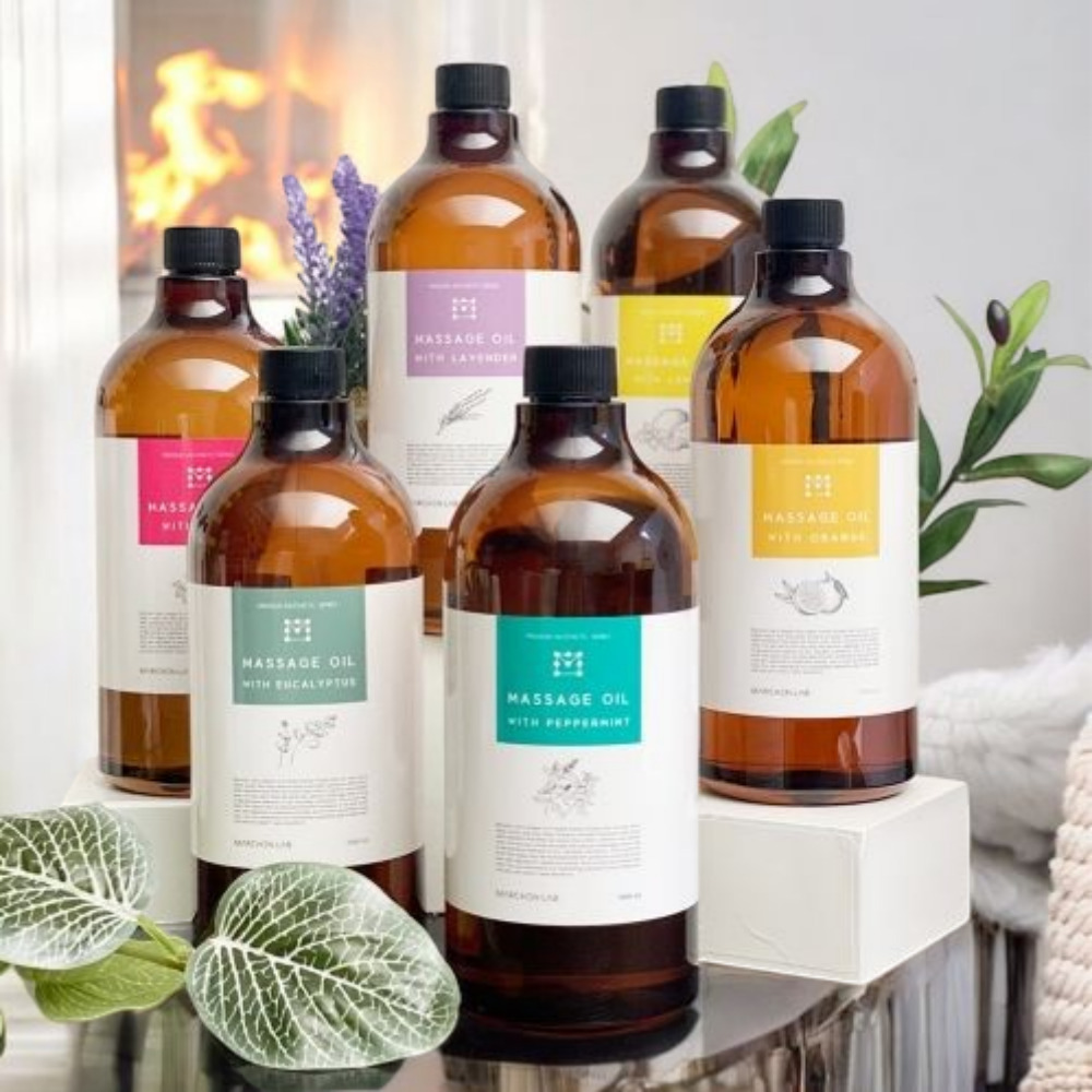 마사지 오일 바디 커플 아로마 태국 성인 몸에 바르는 라벤더 1000ml - 메인 이미지