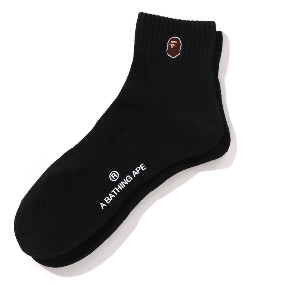 베이프 우먼즈 양말 ONE POINT ANKLE SOCKS 1L30-284-002 - 메인 이미지