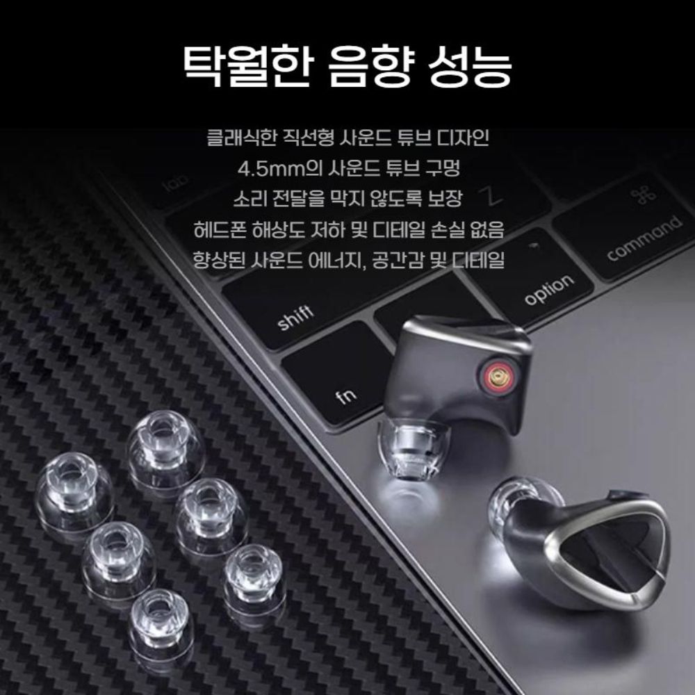 오디오 테크니카 ATH-TWX9 인이어 교체 슬리브 투명 실리콘 미끄럼 방지 이어캡 - 상세 이미지 4