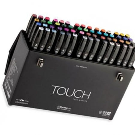 신한 뉴터치 트윈마카 60색 A세트 가방형 트윈펜 손글씨 채색도구 미술마카