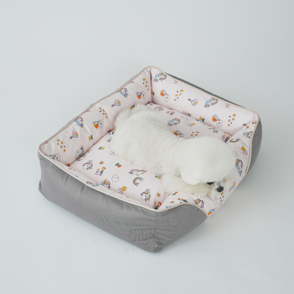 강아지 방석 고양이 쿠션 애견 여름 꿀잠 마약 반려견 펫 방석 카툰 M 펫앤마마