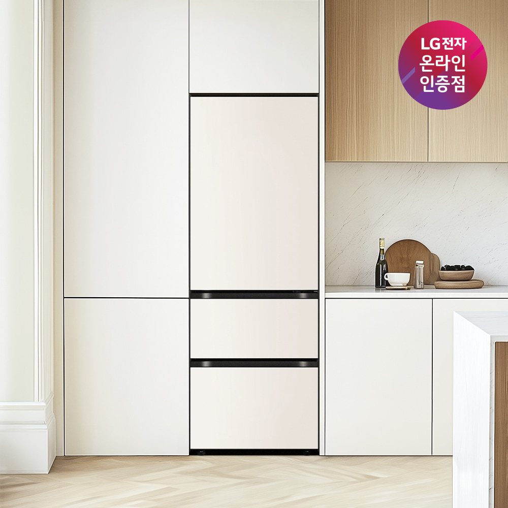 LG 디오스 오브제컬렉션 김치톡톡 Fit & Max Z334GBB122S(베이지) 빌트인/폐가전수거 가능