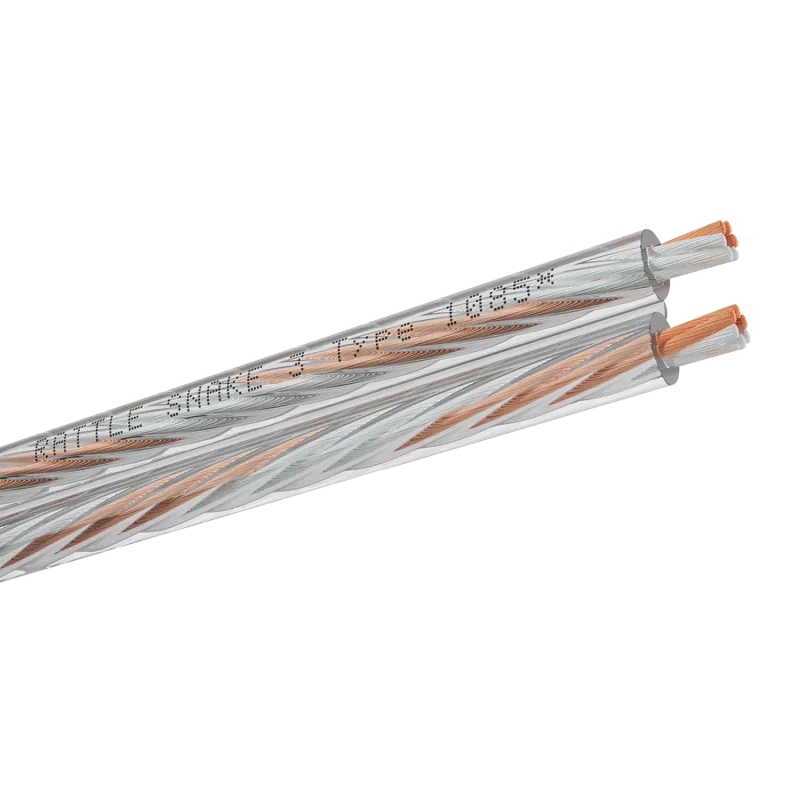 Oehlbach 오엘바흐 RATTLE SNAKE 3 SP-30 스피커 케이블 2 x 3.0mm² 투명 6M 1롤 (D1C351) - 상세 이미지 3