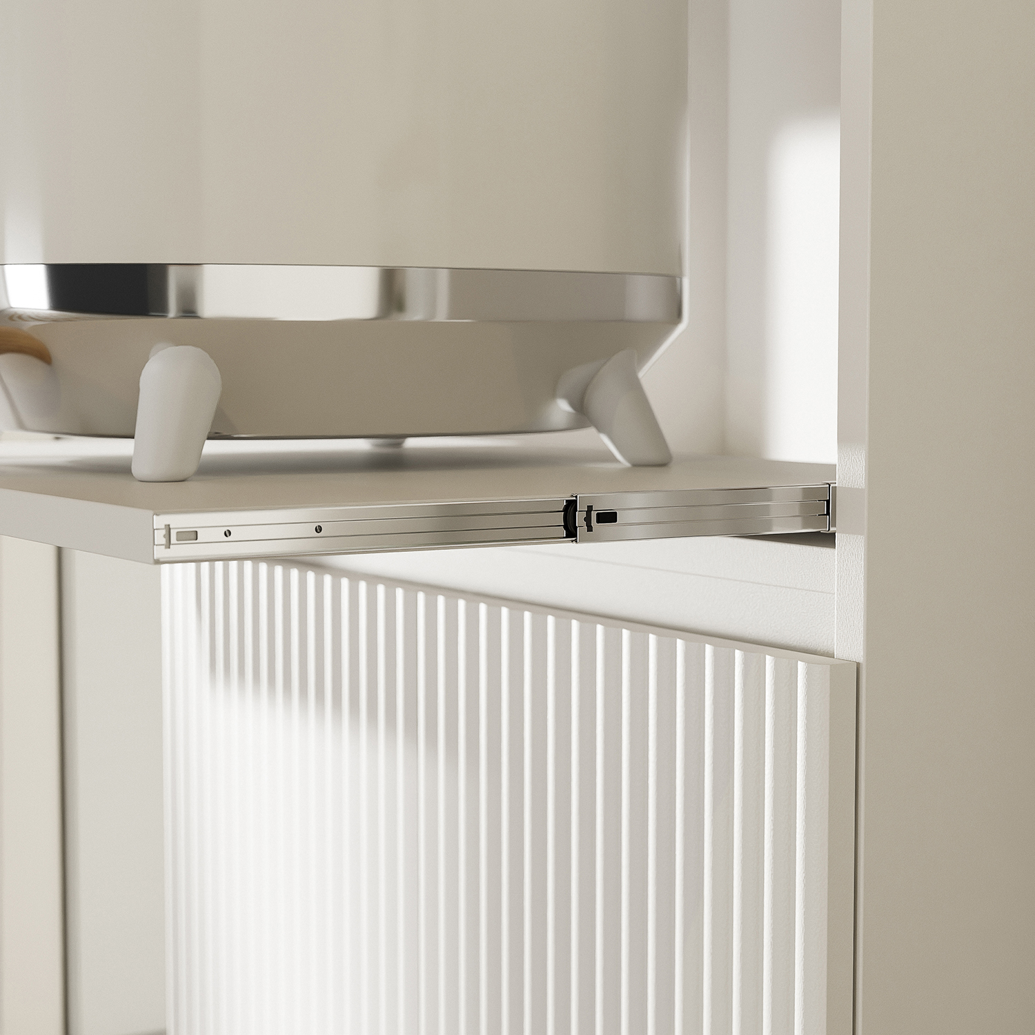 템바보드 렌지대 수납장 600 선반 밥솥 레일 미니 전자렌지대