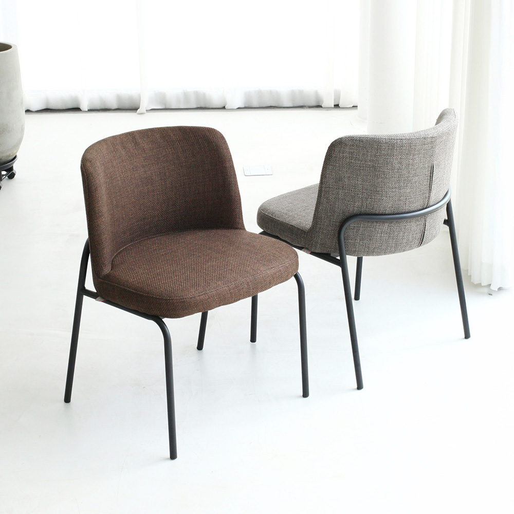 뷰티즈체어 루나 편한 인테리어 식탁의자 식당 고급 패브릭 카페 다이닝