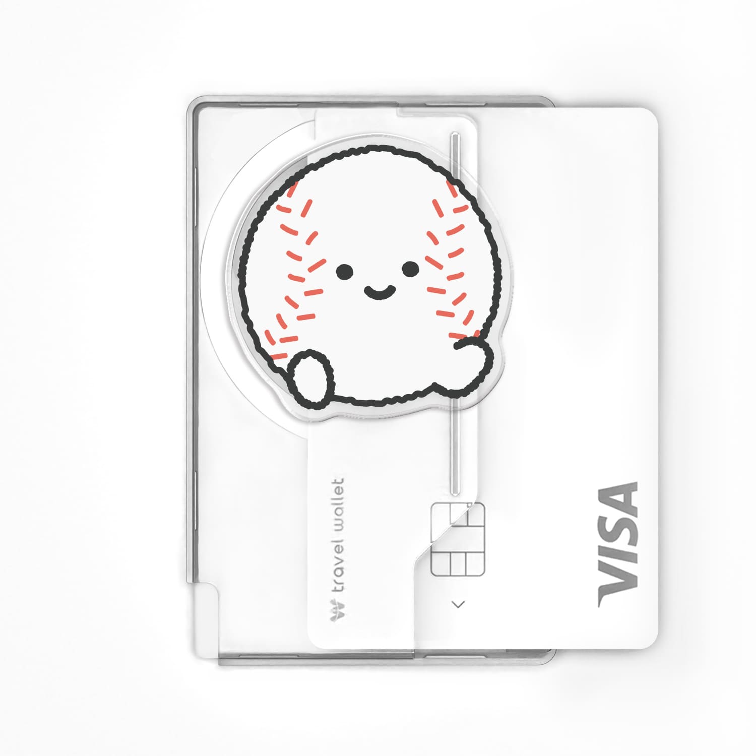 아이폰 맥세이프 그립톡 카드지갑 올인포켓 야구공