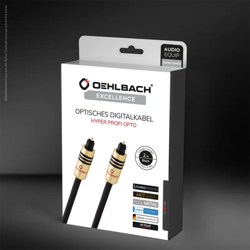 Oehlbach 오엘바흐 HYPER PROFI OPTO 옵티컬 케이블 1M, 2M (D1C6081, D1C6082) - 상세 이미지 2