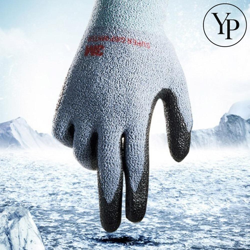 3M 작업용 방한 장갑 반코팅 혹한기용 미끄럼방지 냉동창고 소품 물류 안전 그립