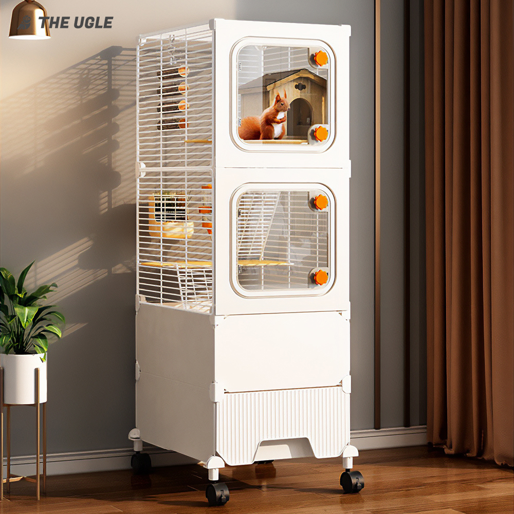 다람쥐 케이지 친칠라 집 고슴도치 은신처 기니피그 용품