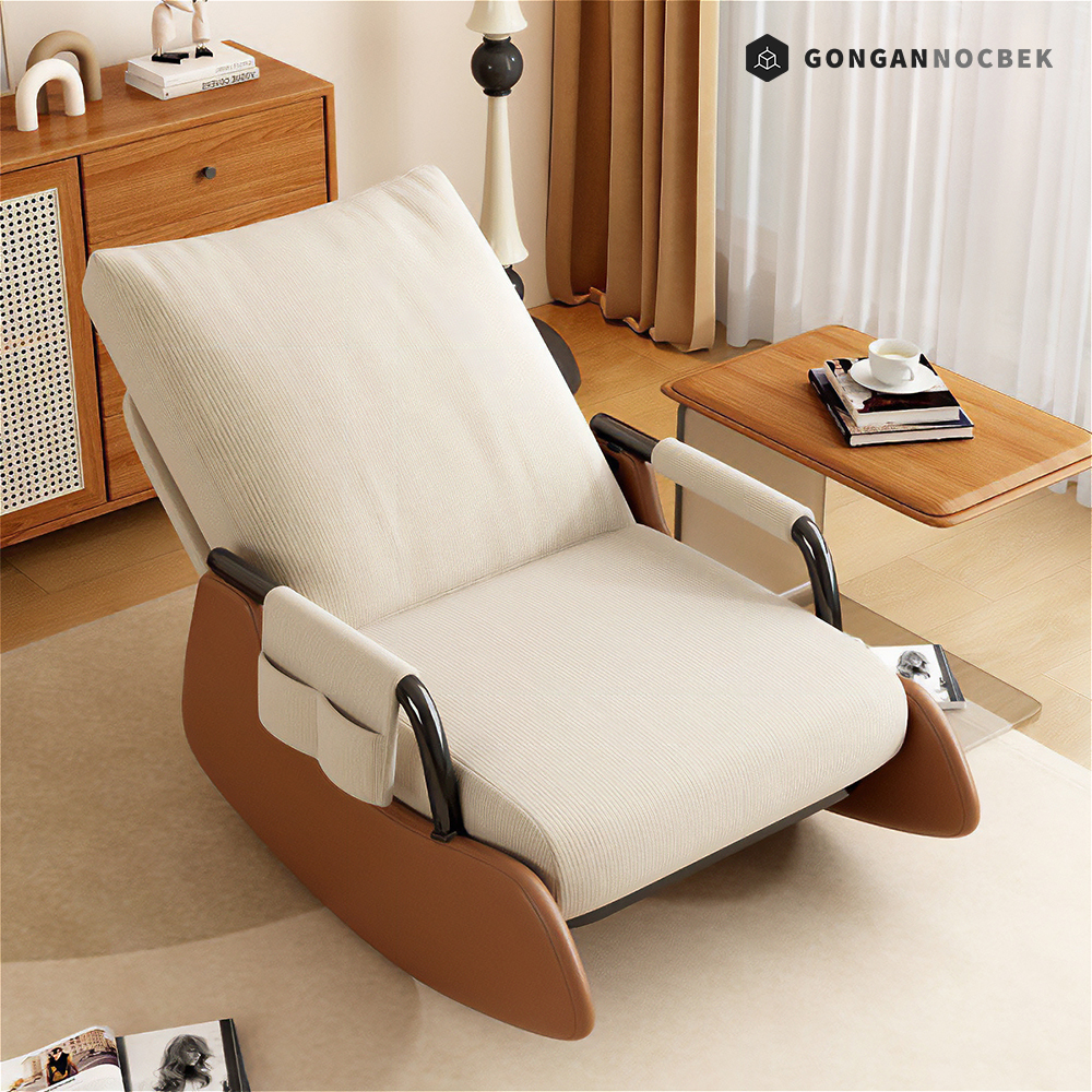 1인 소파 베드 접이식 침대 흔들 의자 안락 스윙 체어