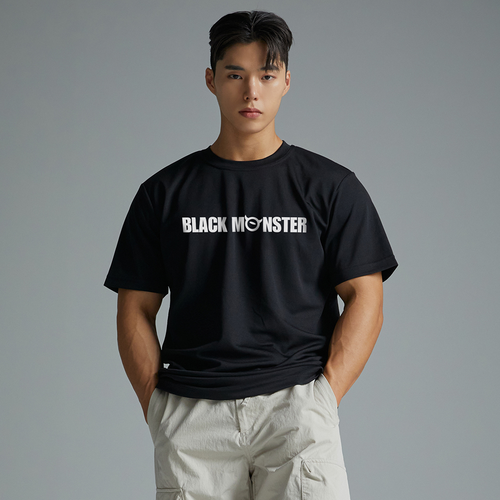 블랙몬스터 쿨론 티셔츠 헬스복 빅사이즈 짐웨어 운동복 - 상세 이미지 3