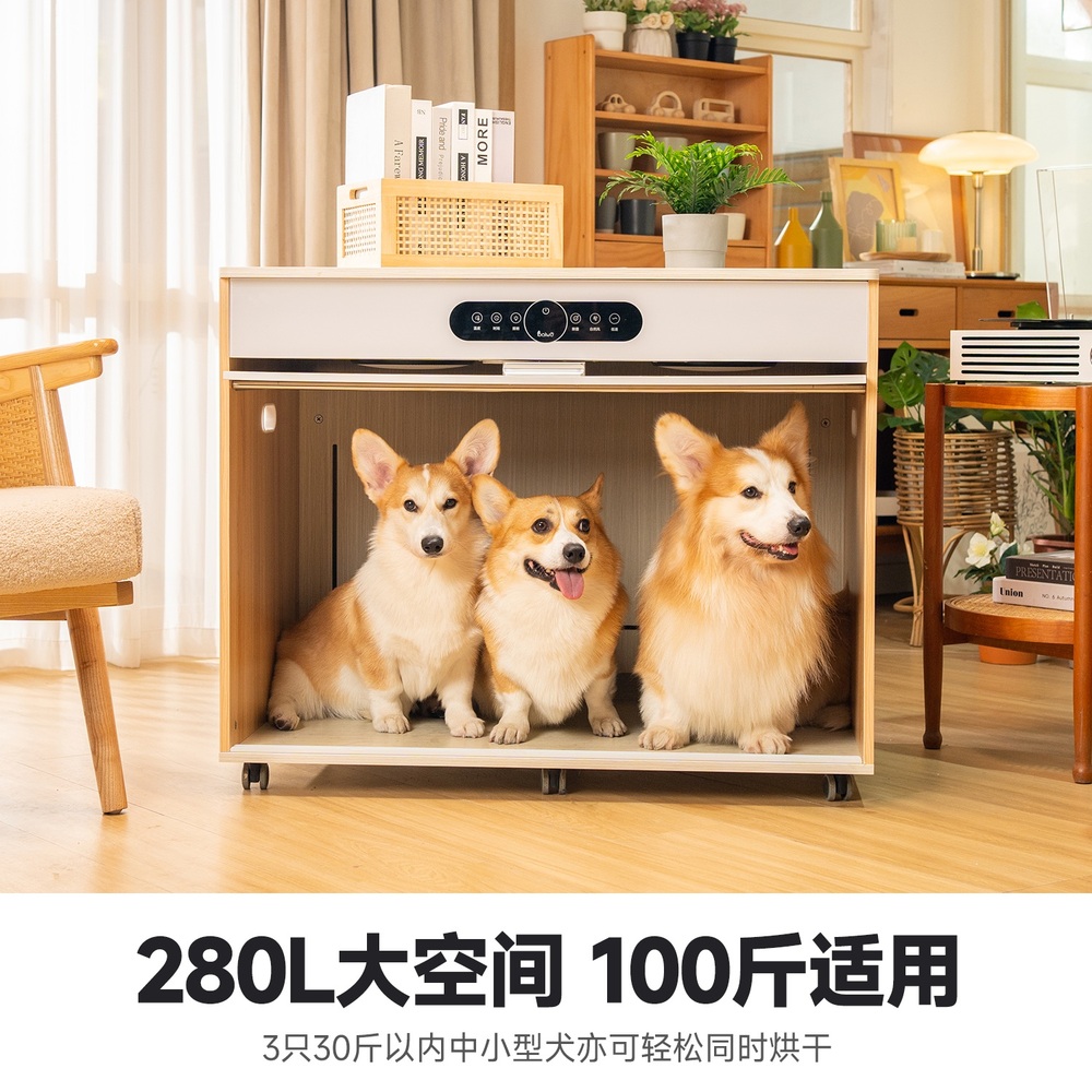 드라이룸 강아지 고양이 털말리기 건조기 대형견 반려동물 BW15 280L - 상세 이미지 4
