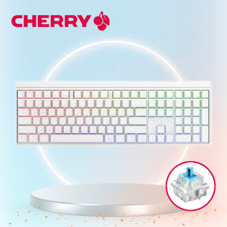 체리 MX BOARD 2.0S RGB 기계식 게이밍 키보드 화이트 청축