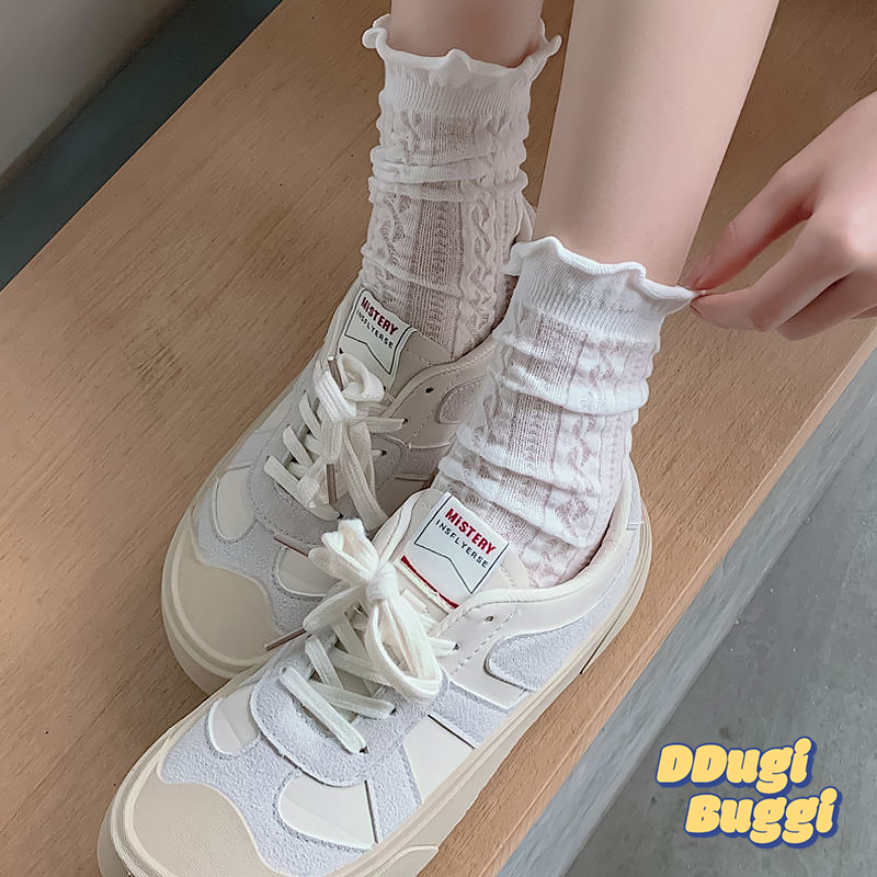 시스루 무압박 샌들 흰양말 루즈삭스 발레코어 메리제인 조리원 양말