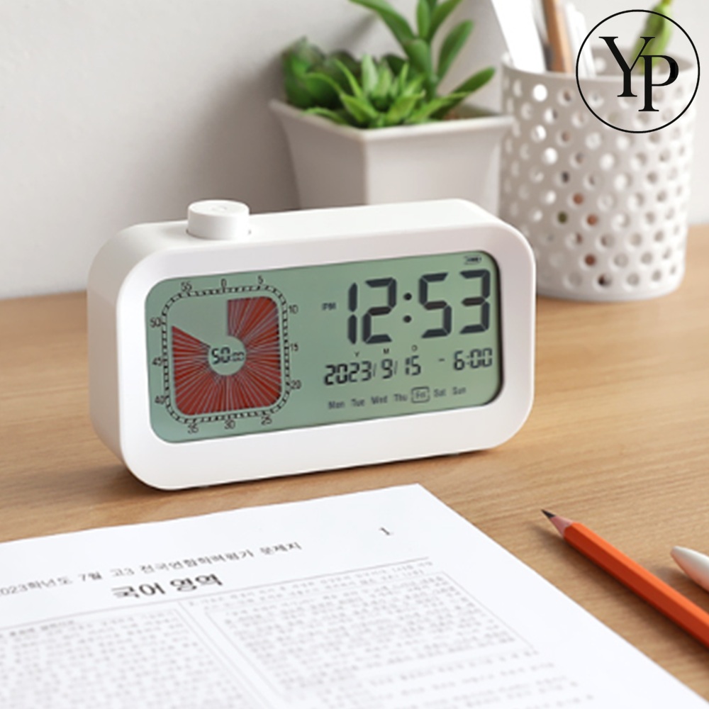 디지털 스터디 타이머 탁상용 주방 공부 작업 무소음 자기학습 시간확인 알림스탑워치