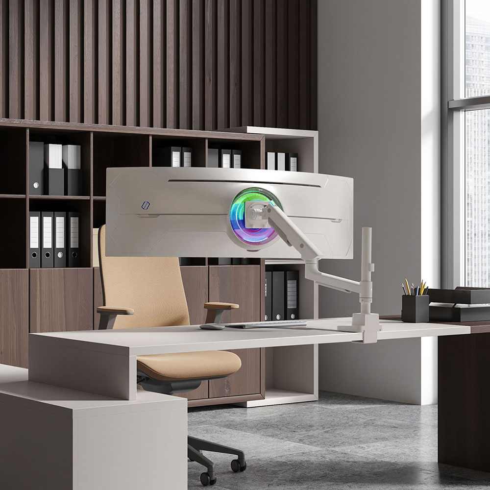 카멜마운트 MPS1PH 싱글 초 고중량 폴타입 모던 모니터 거치대 받침대 모니터암 - 상세 이미지 3