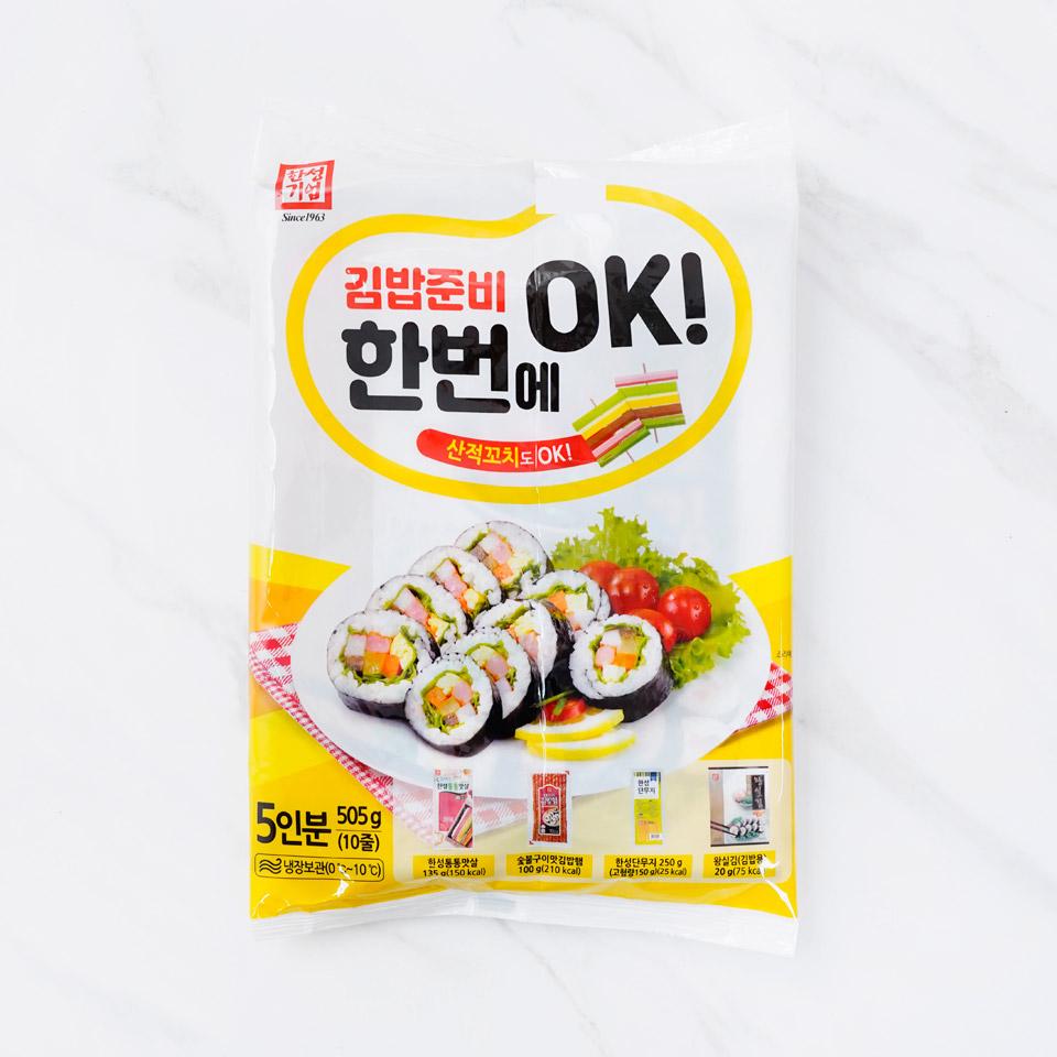 메가마트 한성 김밥준비 한번에 OK 김밥 세트 505g - 상품 이미지