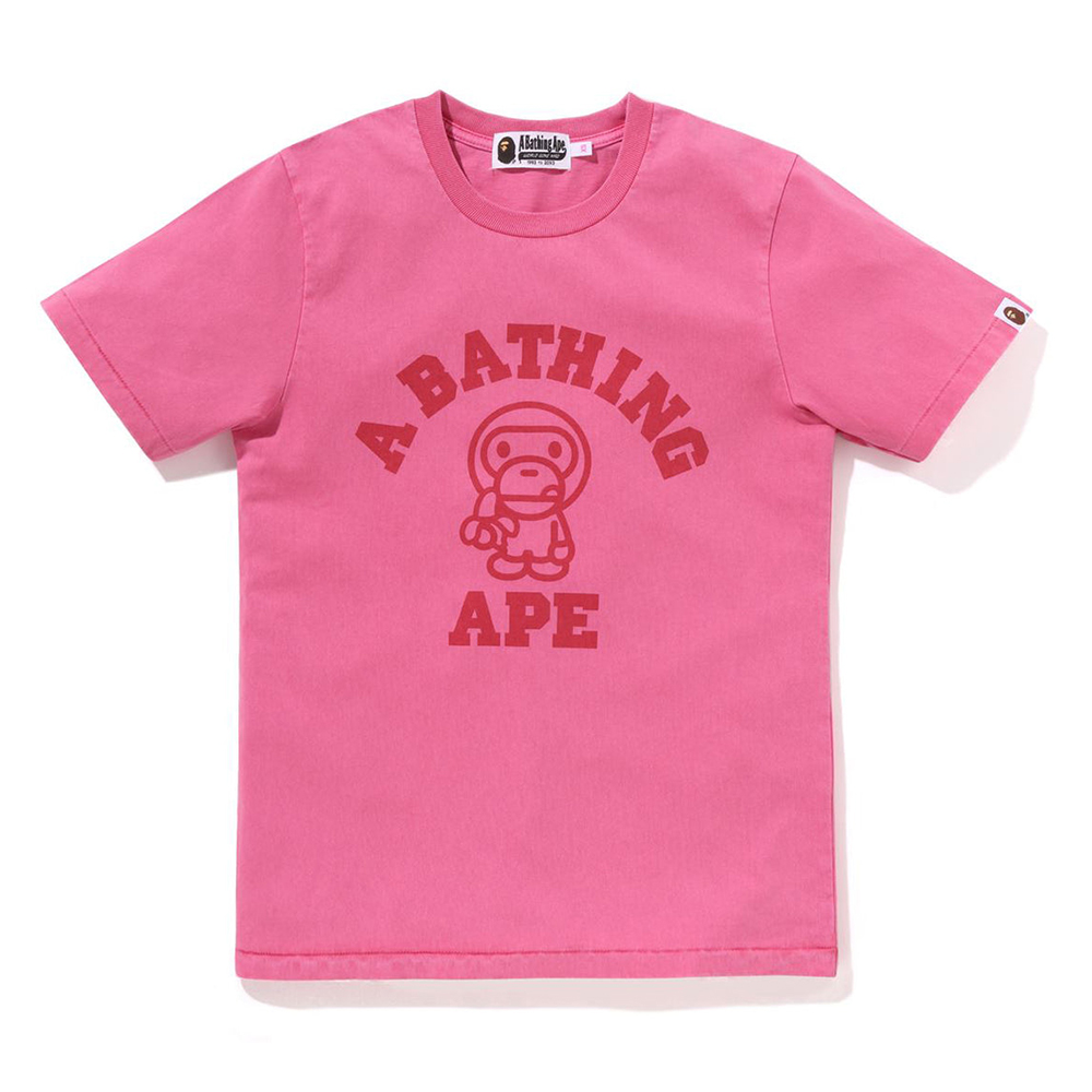 베이프 우먼즈 반팔티 OVERDYE MILO COLLEGE TEE 2L30-209-018 - 상세 이미지 2