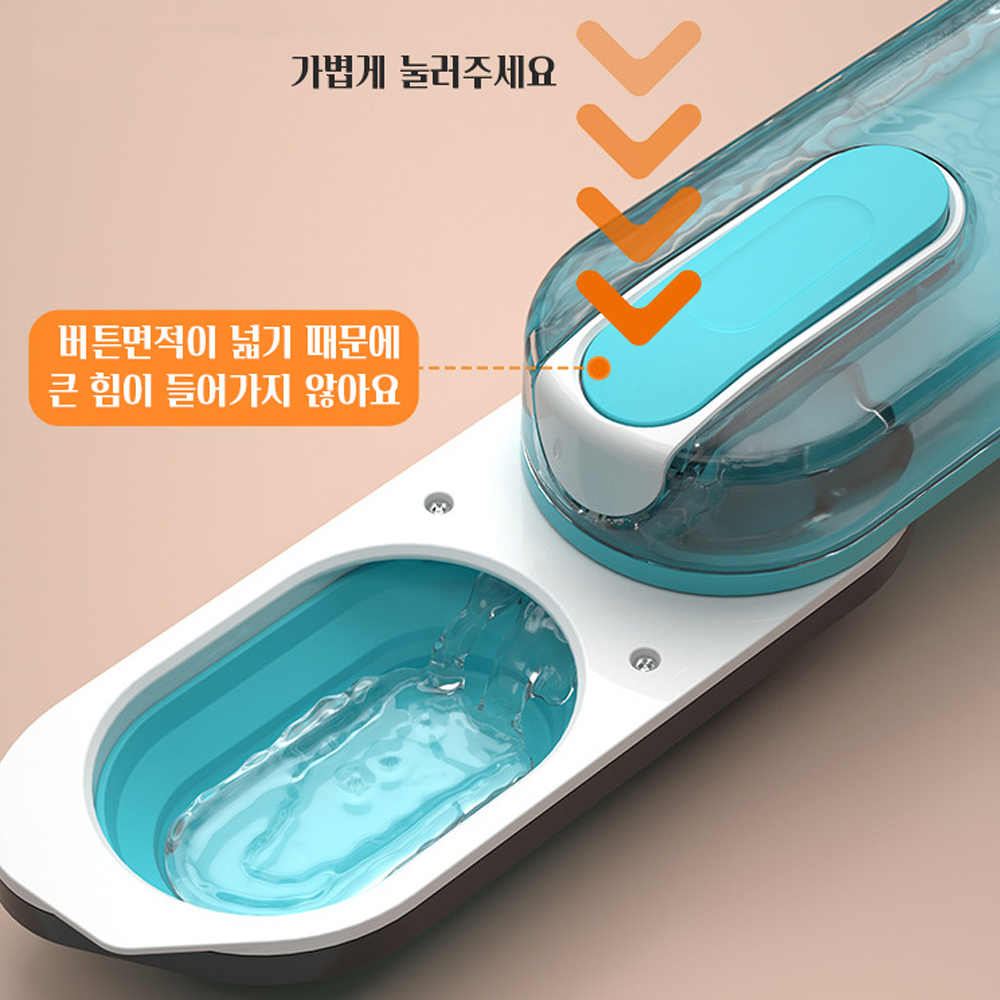 개과천선 오리엘 강아지 물병 애견 휴대용 급수기 강아지 물그릇 고양이 물통 접이식 이미지 7