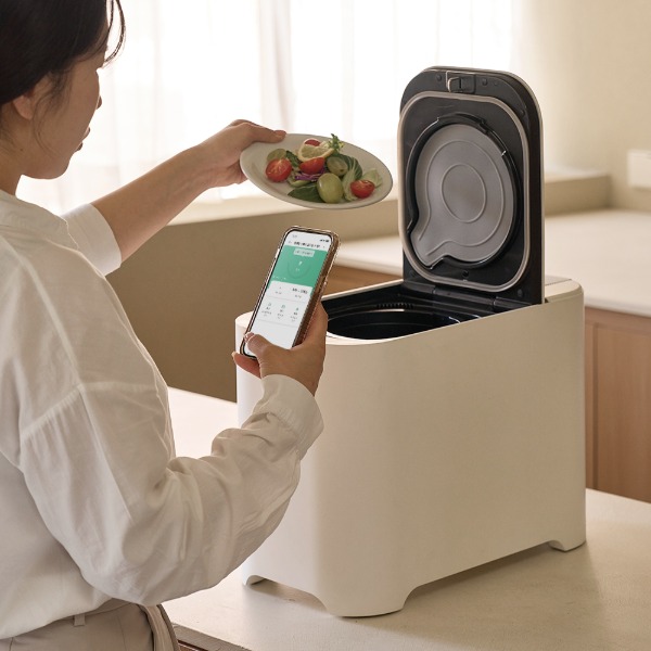 헤이홈 음식물처리기 자동세척 ai 원격제어 건조 분쇄기 음쓰 2L