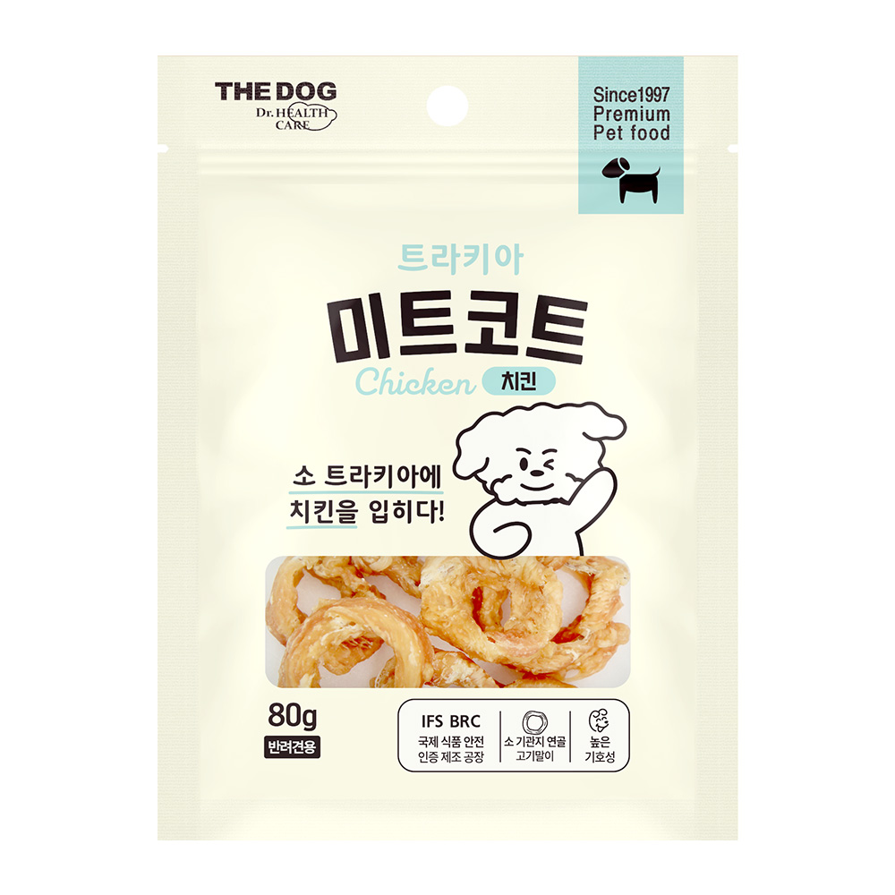 더독 미트코트 트라키아 치킨, 80g, 1개 - 메인 이미지