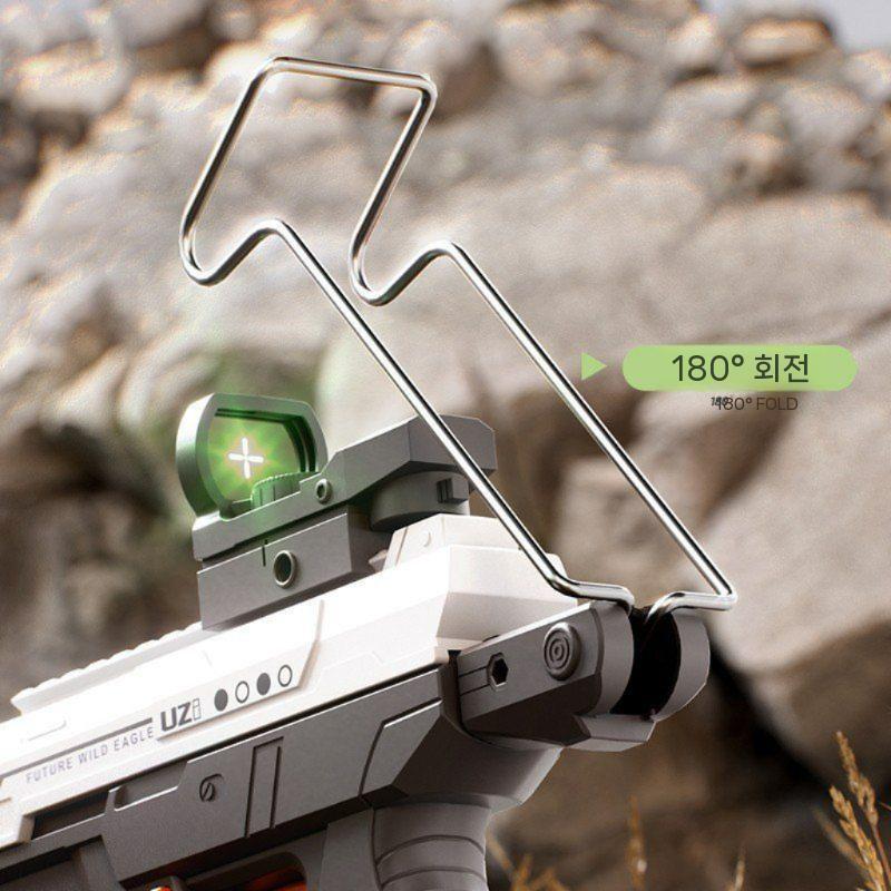 Uzi 전동 워터건 전동 연사 물총 워터밤 물놀이 물장난 대용량 물총 틱톡릴스공구템 흑백 - 상세 이미지 5