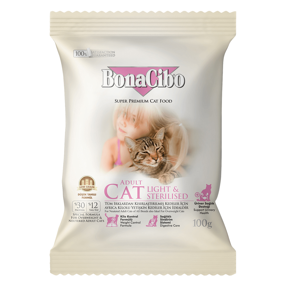 보나시보 고양이 사료 300g 샘플사료 기호성 / 어덜트 캣 치킨엔초비&라이스 - 상세 이미지 3