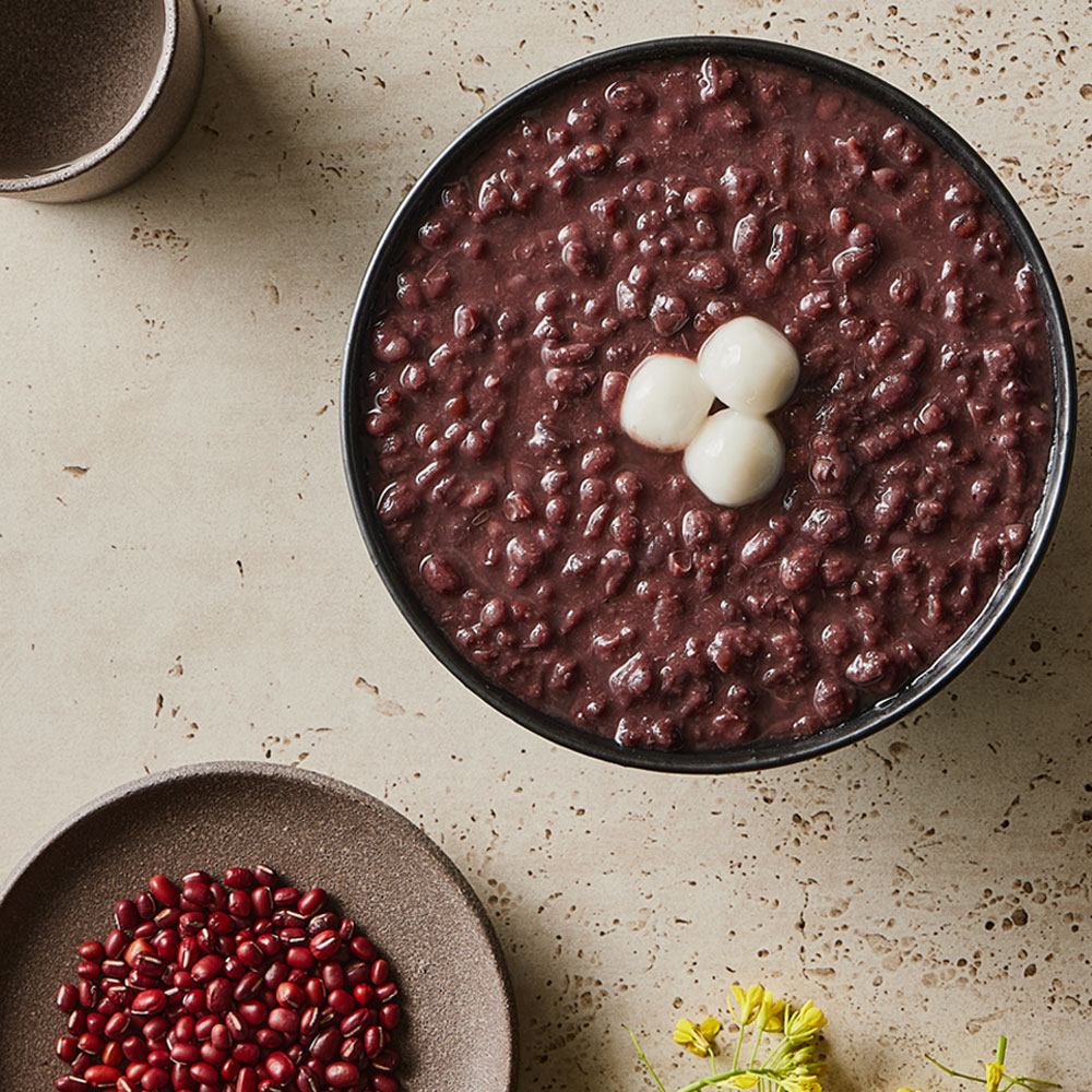 동지 서울 3대 팥죽 맛집 국내산 무가당통팥죽 새알 옹심이 식사대용 250g, 4개