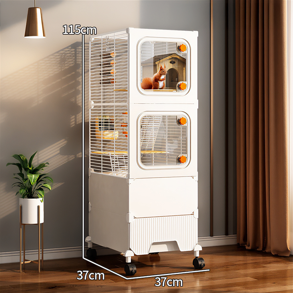 다람쥐 케이지 친칠라 집 고슴도치 은신처 기니피그 용품