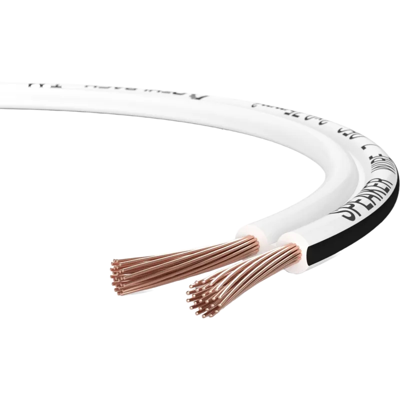 Oehlbach 오엘바흐 SPEAKER WIRE SP-7 스피커 케이블 2 x 0.75mm² 화이트 10M 1롤 (D1C206) - 상세 이미지 2