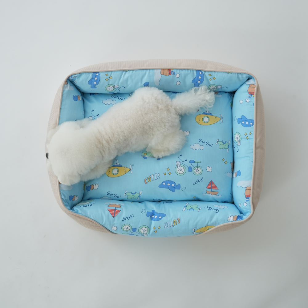 강아지 방석 고양이 쿠션 애견 여름 꿀잠 마약 반려견 펫 방석 카툰 M 펫앤마마