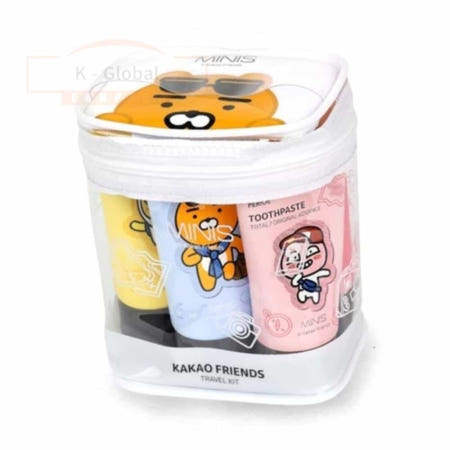 카카오프렌즈 5종 여행용세면도구세트 여행파우치 휴대용샴푸